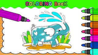 Coloring Book Animals - Screenshot 2