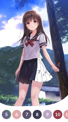 Anime Paint by Number Coloring - Screenshot 2