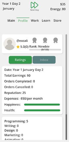 Freelance Quest (Simulator) - Screenshot 2