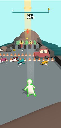 Crazy Golf Race - Screenshot 2