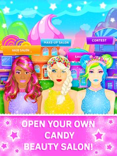 Candy Makeover Games for Girls - Screenshot 1