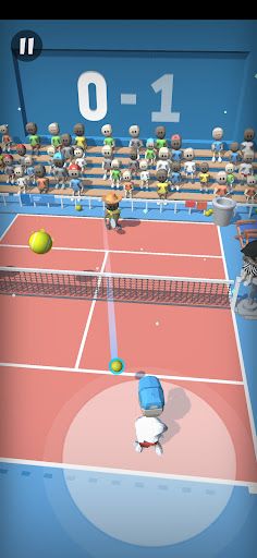 Tennis Little Heros 3D Game - Screenshot 2
