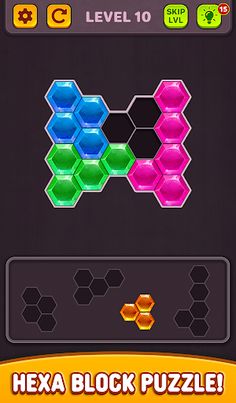 Hexa Block Puzzle: Tangram Puz - Screenshot 1