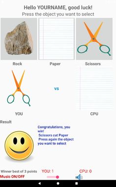 Rock Paper or Scissors - Screenshot 3