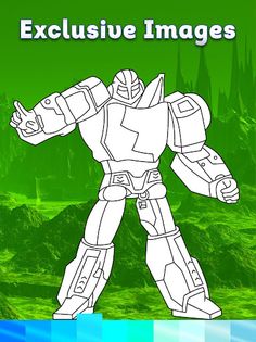 Robots Coloring Pages with Ani - Screenshot 2