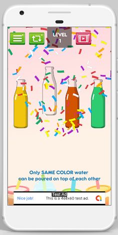 water sort puzzle - Screenshot 1