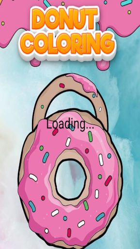 donut coloring book - Screenshot 2