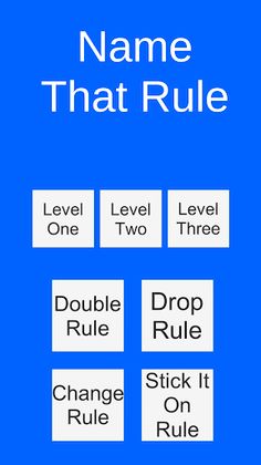 Name That Rule - Screenshot 1