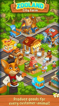 Farm Zoo Happy Day in Pet City - Screenshot 2