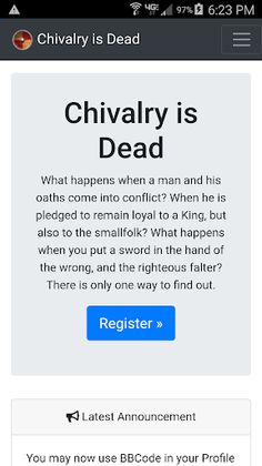 Chivalry is Dead - Screenshot 1