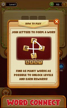 Word Connect Game : Link Lette - Screenshot 1