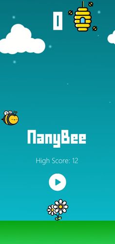 Flappy Nany Bee, abejita volad - Screenshot 1