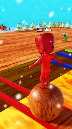 Snow Race 3D™: Fun Racing - Screenshot 1