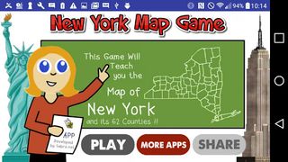 New York Map Game - Screenshot 1
