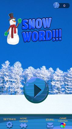 Snow Word - Screenshot 1
