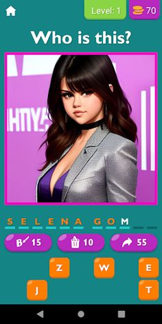 Guess Hollywood Actress Anime - Screenshot 1