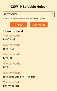 Offline Scrabble Helper - Screenshot 3