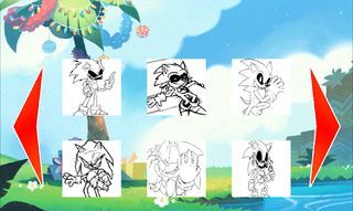 Soni Blue Coloring Hedgehog - Screenshot 1