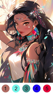 Painting book -Paint by Number - Screenshot 2