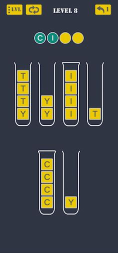Word Letters Sort Puzzle - Screenshot 2