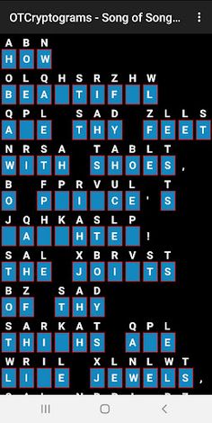OT Bible Cryptograms - Screenshot 3