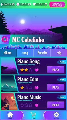 MC Cabelinho Piano Game Tiles - Screenshot 1