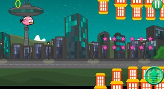 Flappy Pink Bird - Screenshot 2