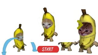 Puzzle banana cat meme - Screenshot 1