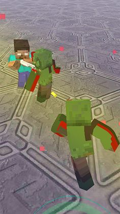 Herobrine vs Zombies 3D - Screenshot 2