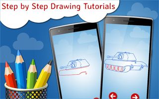 How to Draw Tanks Step by Step - Screenshot 2
