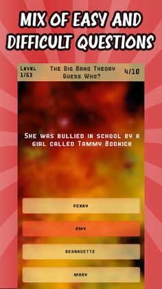 The Big Bang Theory Quiz - Screenshot 4