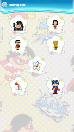 little superhero coloring - Screenshot 4