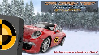 Car Crash Test Winter Road Sim - Screenshot 2