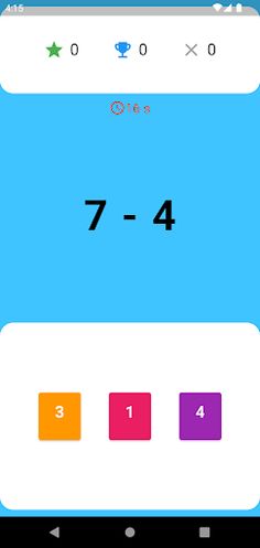 Educational Subtraction Game - Screenshot 1