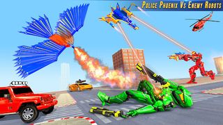 Flying Phoenix Robot Bike Game - Screenshot 2