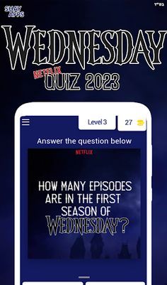 Wednesday Netflix Quiz 2023 - Screenshot 4