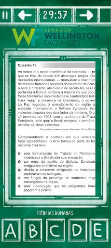 Quiz Enem Wellington Fagundes - Screenshot 2