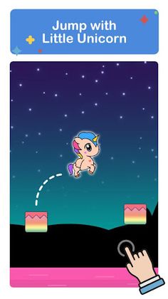 Little Unicorn Jump - Screenshot 2