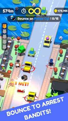 Bouncy Cops - Screenshot 2