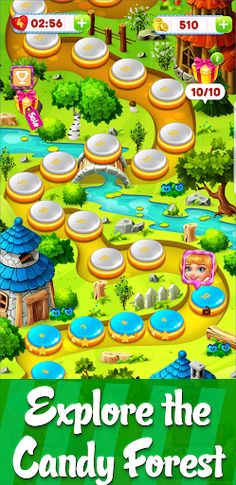 Candy World Match 3 - Screenshot 1