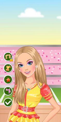 Cheerleader Dress Up - Screenshot 2