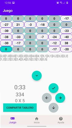 Tablero Numerico - Screenshot 1
