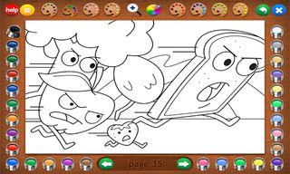 Coloring Book 19: Eating Healt - Screenshot 3