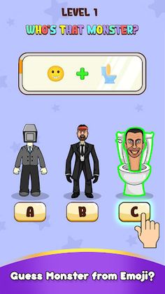 Monster Emoji: Guess n Mix - Screenshot 2
