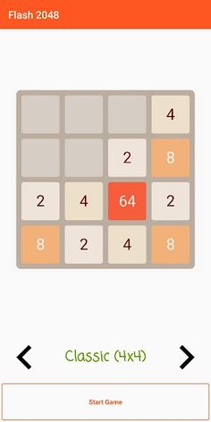 Flash 2048 Classic Puzzle: 204 - Screenshot 3