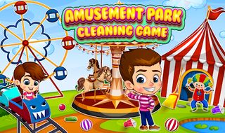 Amusement Park Cleaning Game - Screenshot 1