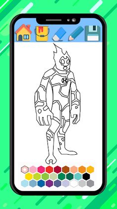 Ben Alien 10 coloring ultimate - Screenshot 1