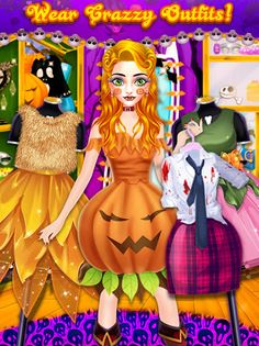 Halloween DressUp & MakeUp Sal - Screenshot 3