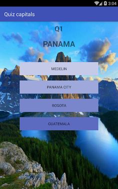 Capitals Quiz - Screenshot 1