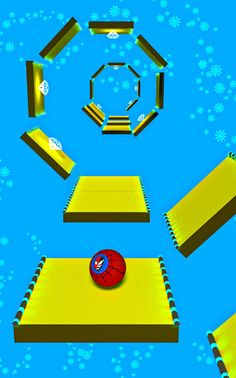 Jumping Twist ball Neon Tiles - Screenshot 4